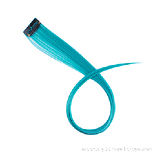 Synthetic Ombre Straight Hair Extensions For Women Girl With Clip Hair One Piece Clip In Hair Extensions